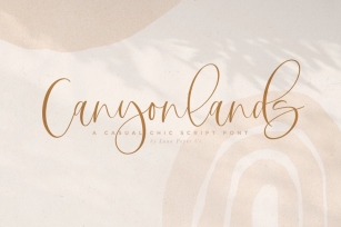 Canyonlands Script Font Font Download