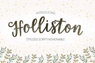 Holliston Script Font Download