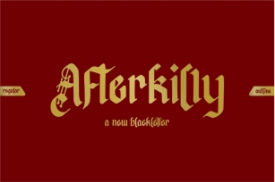 Afterkilly Blackletter Font Download