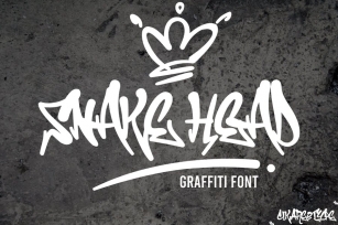 Snakehead - Awesome Graffiti Font Font Download