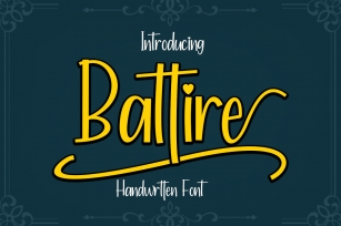 Battire Font Download