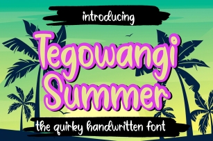 Tegowangi Summer Font Download
