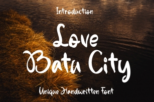 Love Batu City Font Download
