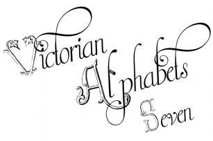 Victorian Alphabets Seven Font Download