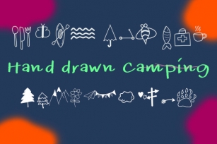 Hand Drawn Camping Font Download