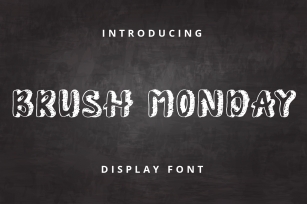 Brush Monday Font Download