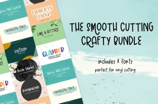 The Smooth Crafting Font Bundle Font Download