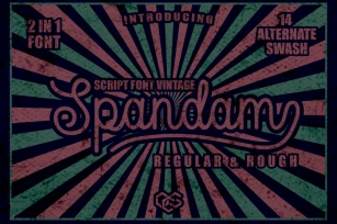 Spandam Vintage Font Font Download