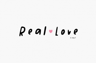 Real Love Font Font Download