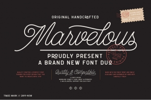 Marvelous Font Duo Font Download