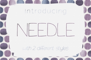 Needle Font Download