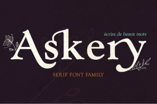 Askery Font Family Font Download
