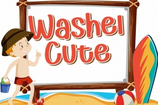 Washel Cute Font Download