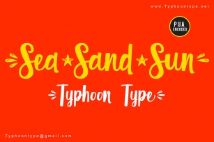 Sea Sand Sun - Font Download