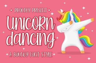 Unicorn Dancing - Handwriten Font Font Download