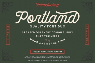 Portland Font Duo Font Download