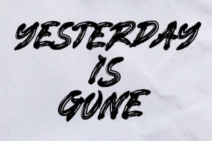 YESTERDAY Font Download