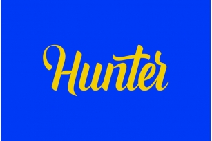 Hunter Font Download