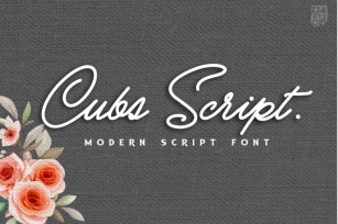 Cubs Script Font Download