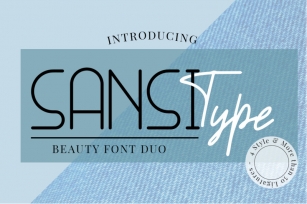 Sansi Type Font Duo Font Download