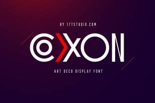 COXXON Art Deco Font Download