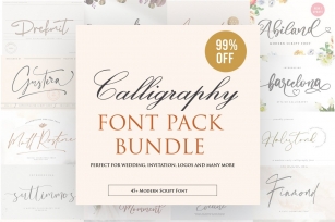 Calligraphy Bundle Font Download