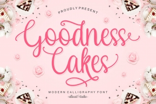 Goodness Cakes Font Download