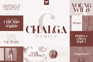 Chalga Family Font Download