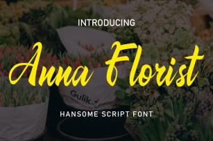 Anna Florist Font Download