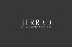 Jerrad Beautiful Serif Font Family Font Download
