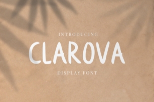 Clarova - Display Font Font Download