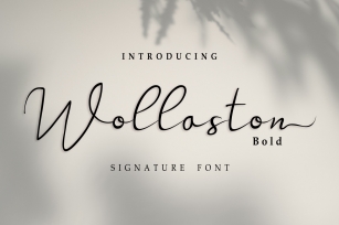 Wollaston Font Download