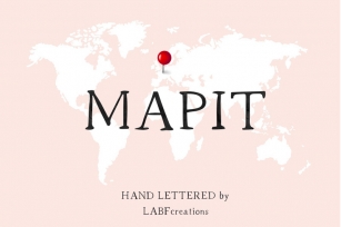 MapIT Serif font. Minimalist. Font Download