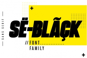 SeBlack Sans Serif Font family Font Download