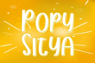 Popy Sitya Font Download