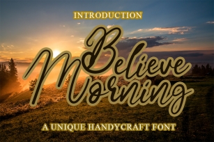 Believe Morning Font Download