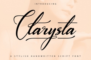 Clarystha | A Stylish Handwritten Font Font Download