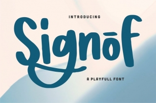 Signof Font Download