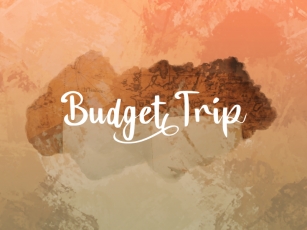 A Budget Trip Font Download