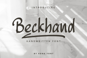 Beckhand Font Download