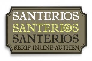Santerios & Santos 70%off Font Download
