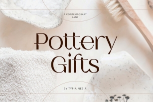 Pottery Gifts - Aesthetic Beauty Sans Font Download