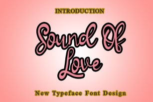 Sound of Love Font Download