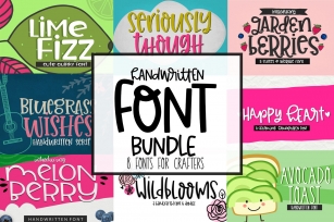 Handwritten Bundle for Crafters Font Download