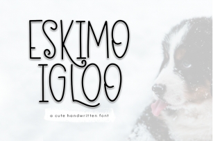 Eskimo Igloo - A Fun & Quirky Handwritten Font Font Download