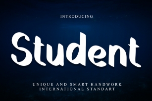 Student Font Download