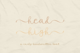 Head High Font Download