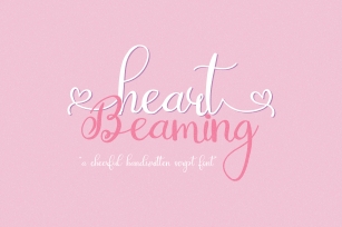 Heart Beaming Font Download