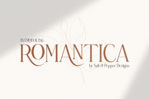 Romantica Serif Font (Serif Fonts, Fancy Fonts) Font Download