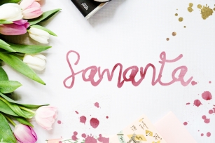 Samanta Script Font Font Download